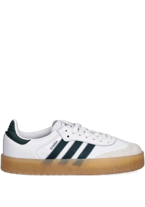 adidas Sambae three-stripe low-top sneakers - White