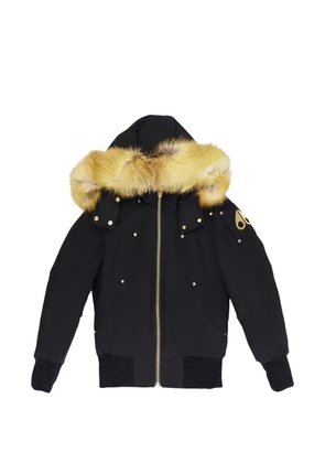 Moose Knuckles Saint Flavie faux-fur-trim bomber jacket - Black