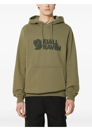 Fjällräven logo-detail hoodie - Green