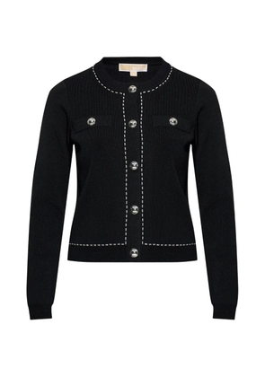 Michael Michael Kors button trim cardigan - Black
