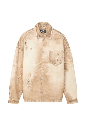 CamperLab distressed denim shirt - Neutrals