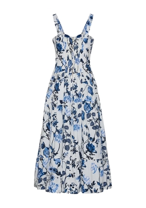 Cara Cara Santiago floral tiered dress - Blue