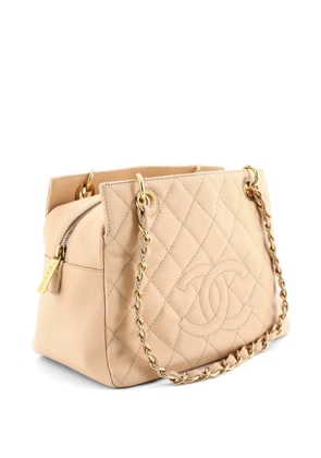 CHANEL Pre-Owned Petite Timeless Quilted Caviar tote bag - Neutrals