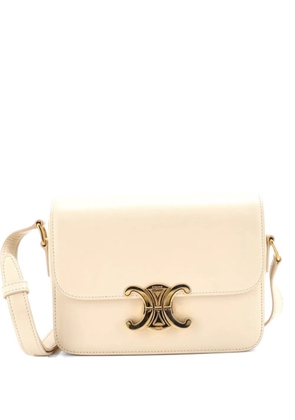 Celine Pre-Owned Triomphe Shoulder Bag Smooth Calfskin Teen crossbody bag - Neutrals