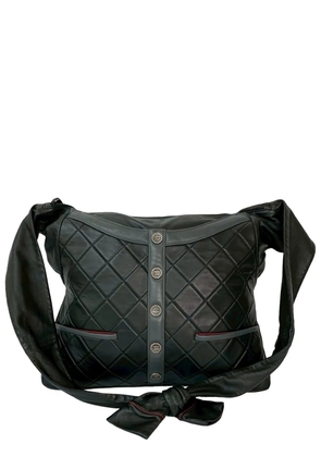 CHANEL Pre-Owned 2015-2016 Quilted Lambskin Girl Bag crossbody bag - Black