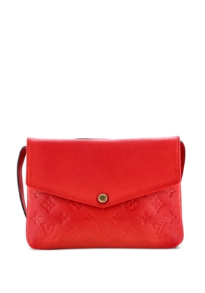 Louis Vuitton Pre-Owned Twice Handbag Monogram Empreinte Leather crossbody bag - Red