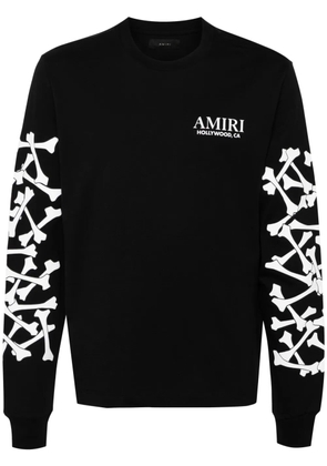 AMIRI Bones Stacked T-shirt - Black