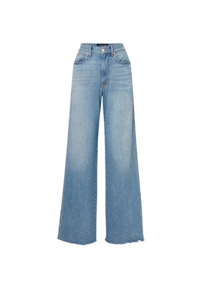 Veronica Beard frayed-hem jeans - Blue