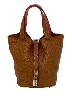 Hermès Pre-Owned 2018 Clemence and Swift Picotin Lock 18 Eclat handbag - Pink