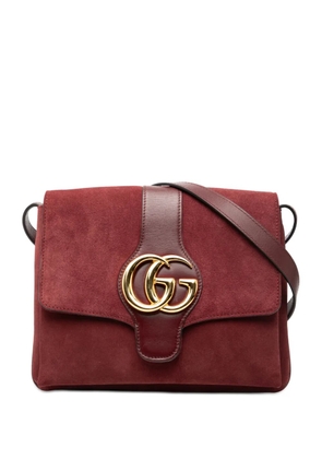 Gucci Pre-Owned 2016-2026 Medium Suede Arli crossbody bag - Red