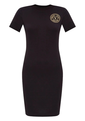 Versace Jeans Couture V-Emblem dress - Black