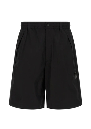C.P. Company logo elasticated bermuda shorts - Black
