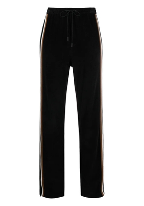 DSQUARED2 side-stripe corduroy track pants - Black