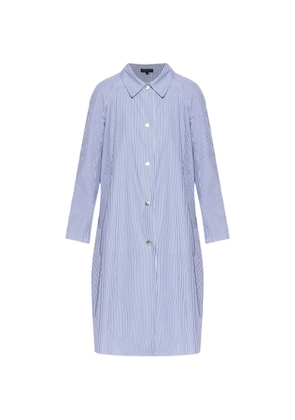 rag & bone striped buttoned coat - Blue
