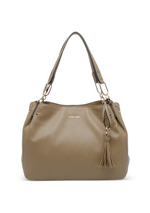 LIU JO logo-plaque shoulder bag - Green