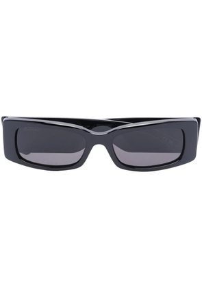 Balenciaga Eyewear rectangle tinted sunglasses - Black