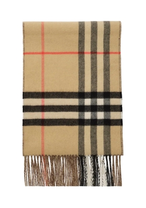 Burberry Contrast Check cashmere scarf - Neutrals
