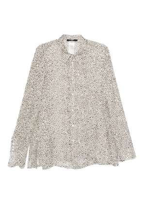 SAPIO dotted-print shirt - White