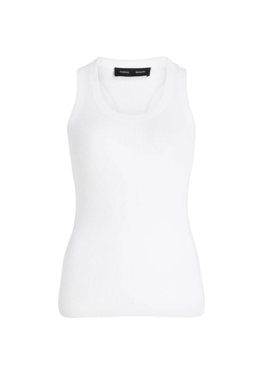 Proenza Schouler Roberts ribbed tank top - White