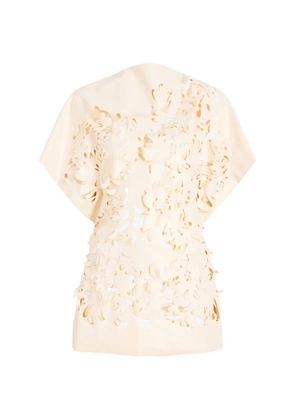 Proenza Schouler Dima laser-cut top - Neutrals