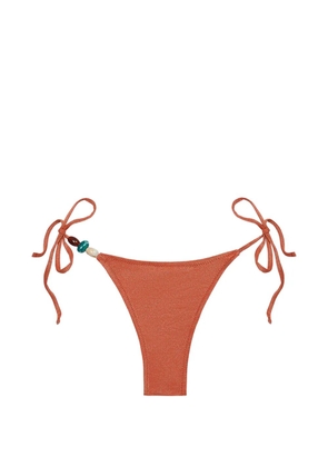 TROPIC OF C Praia lurex bikini bottoms - Orange