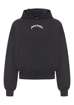 Palm Angels Curved Logo hoodie - Black