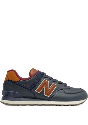 New Balance 574 logo patch sneakers - Blue