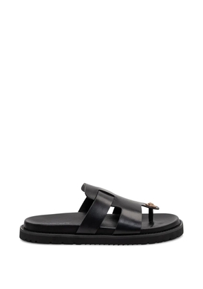 Versace leather sandals - Black