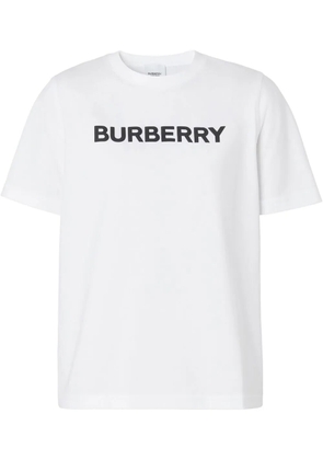 Burberry logo-print organic cotton T-shirt - White