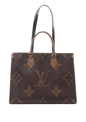 Louis Vuitton Pre-Owned 2021-2026 Monogram Giant OnTheGo MM satchel - Brown