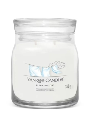 yankee candle medium Clean Cotton candle - White