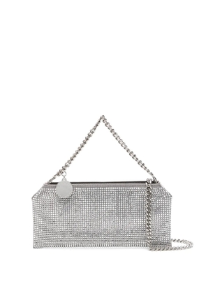 Stella McCartney small Falabella crystal cross-body bag - Silver