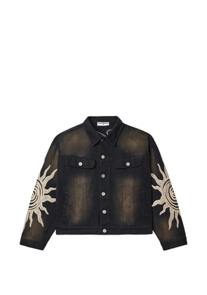 Vale sun embroidered jacket - Black