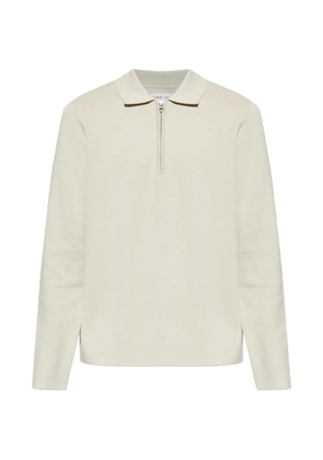 SAMSOE SAMSOE zip polo shirt - Neutrals