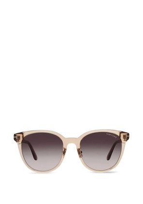 TOM FORD round full-rim sunglasses - Neutrals