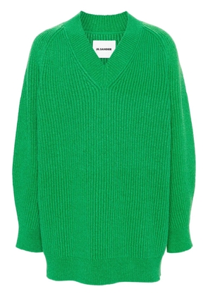 Jil Sander ribbed knit jumper - Green