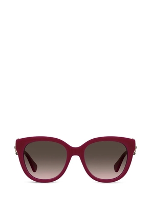 Moschino square-buckle sunglasses - Red