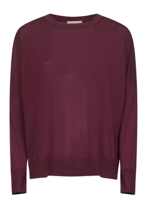 Blanca Vita crew-neck sweater - Red