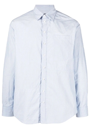 DSQUARED2 stripe-pattern cotton shirt - Blue