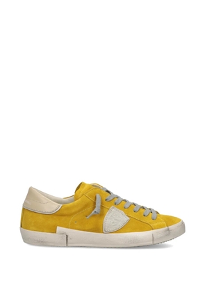 Philippe Model Paris Prsx leather low-top sneakers - Yellow