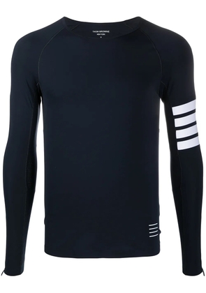 Thom Browne signature 4 stripe performance top - Blue