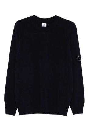C.P. Company lens-detail crew-neck sweater - Blue