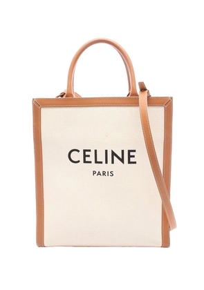 Celine Pre-Owned 2010-2026 Small Canvas Vertical Cabas satchel - Brown