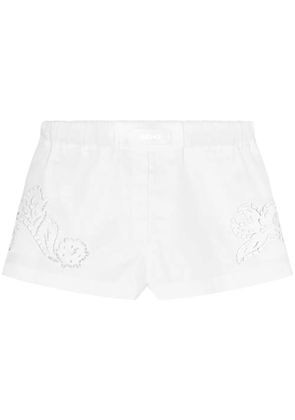 Versace Sangallo-embroidered boxer shorts - White