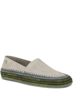 LOEWE suede ballet flats - Grey