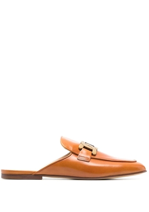 Tod's Kate leather mules - Brown