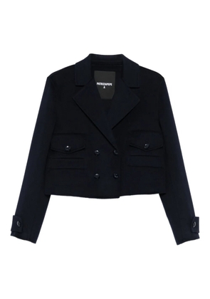 Patrizia Pepe double-breasted flap-pocket jacket - Blue
