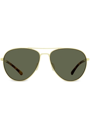 Smith Layback pilot-frame sunglasses - Gold