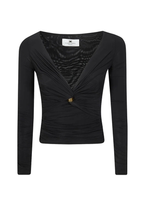 Elisabetta Franchi V-neck top - Black