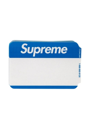 Supreme name-badge stickers - Blue